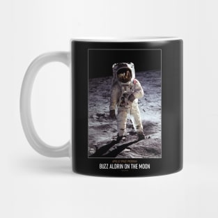 High Resolution Astronomy Buzz Aldrin On the Moon Mug